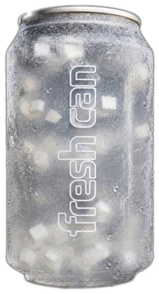 Lata FreshCan de água de coco com pedaços de coco