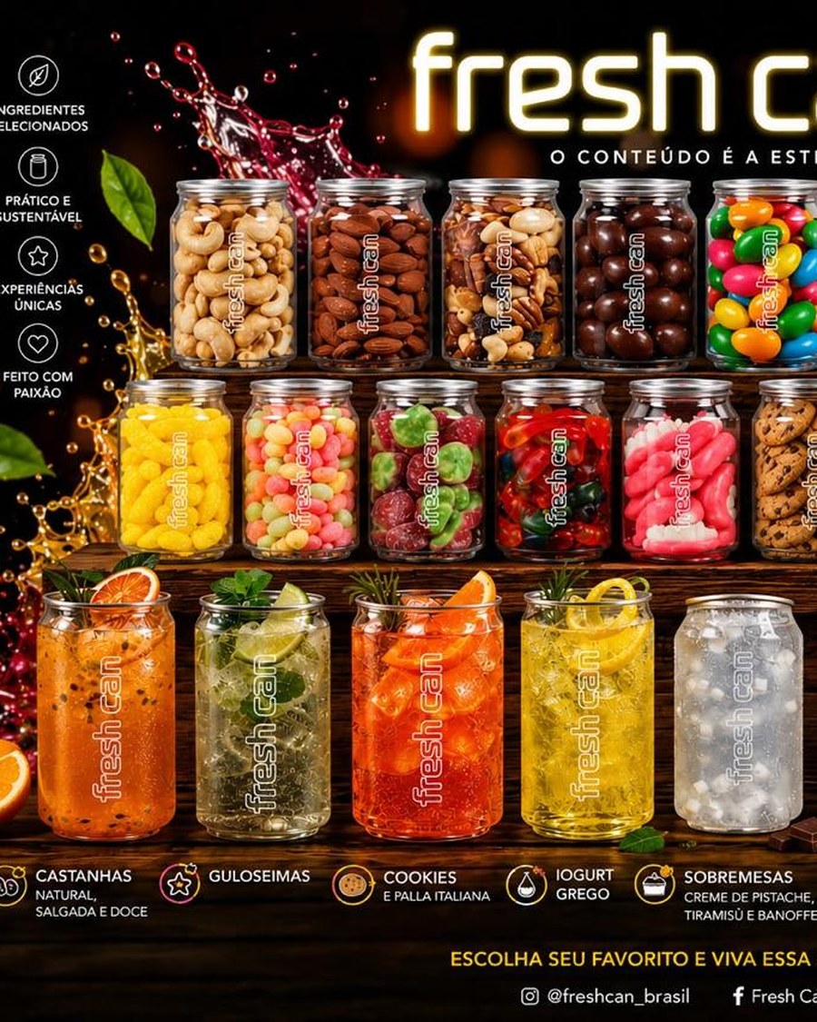 Prateleira de produtos FreshCan
